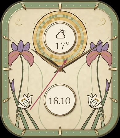 Art Nouveau Iris