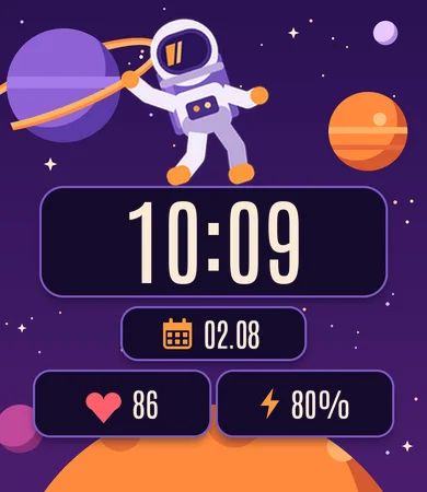Astronaut Planets Float