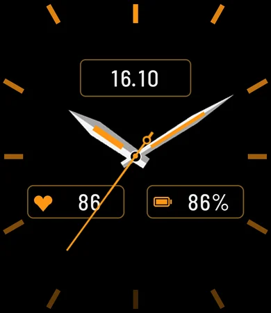 Bar Index Gradient Lume Analog Black