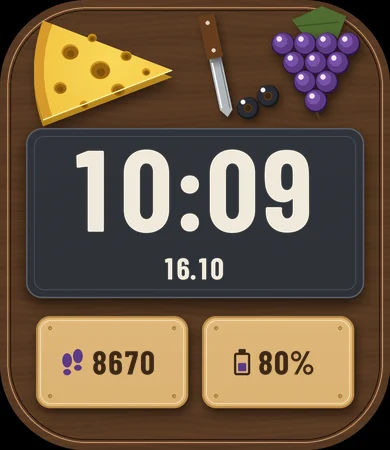 Cheese Board Grapes Top