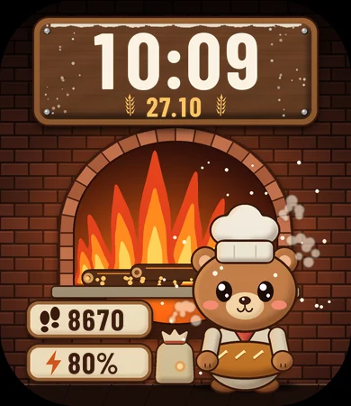 Chibi Baker Bear Bread Oven