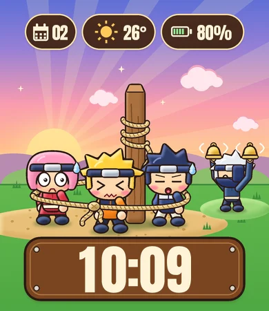 Chibi Bell Test Rope Team Sunrise