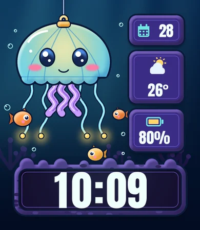 Chibi Jellyfish Spirit Lantern Deep Sea