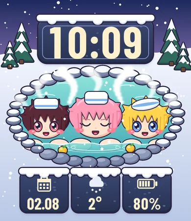 Chibi Onsen Steam Pals