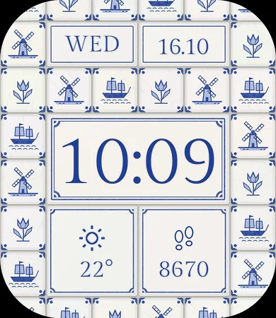 Delft Blue Tile