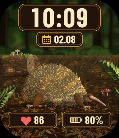 Echidna Leaf Litter Log