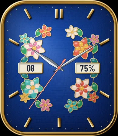Enamel Flowers Analog