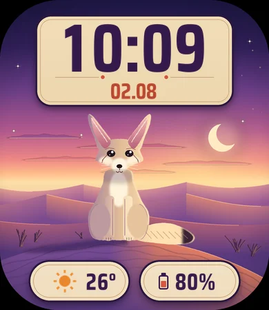 Fennec Fox Desert Dune Dusk