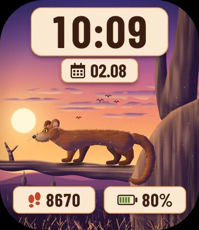 Fossa Baobab Dusk