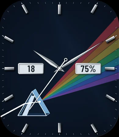 Glass Prism Rainbow Analog