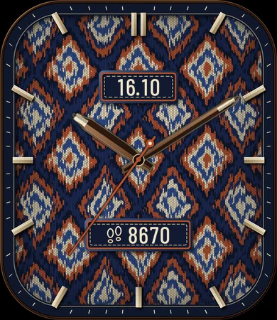 Ikat Weave Indigo