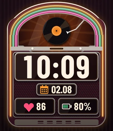Jukebox Retro Glow