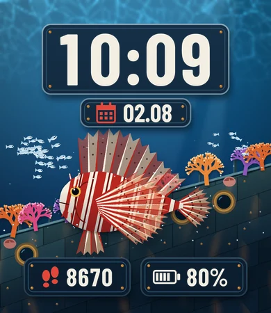 Lionfish Shipwreck Blue