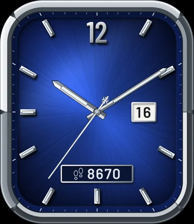 Overseas Blue Sunburst