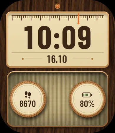 Radio Tuner Walnut Front