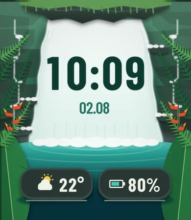 Rainforest Waterfall