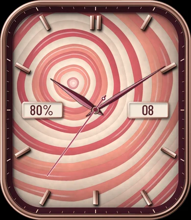 Rhodochrosite Banded Rose Analog