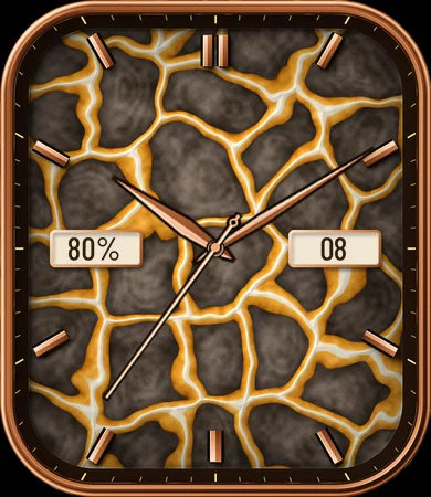 Septarian Nodule Amber Analog