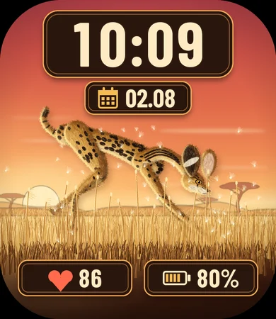 Serval Tall Grass Pounce