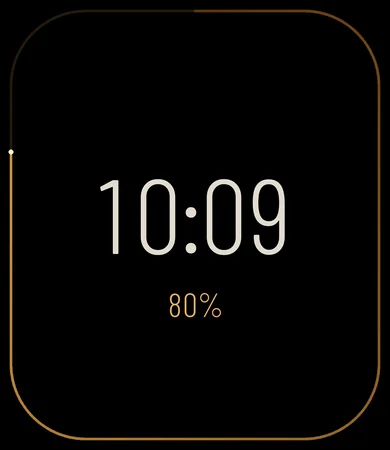 Single Ring Battery Dim Black