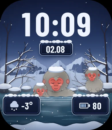 Snow Monkeys Hot Spring