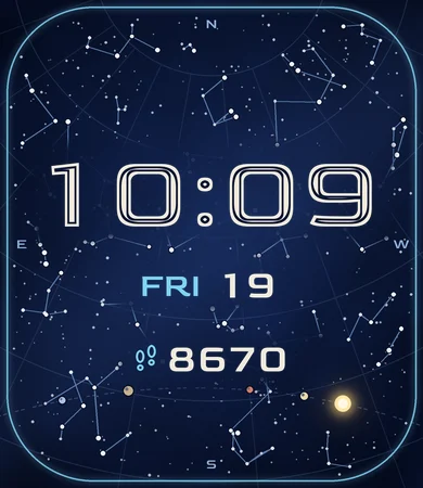 Star Chart Navy