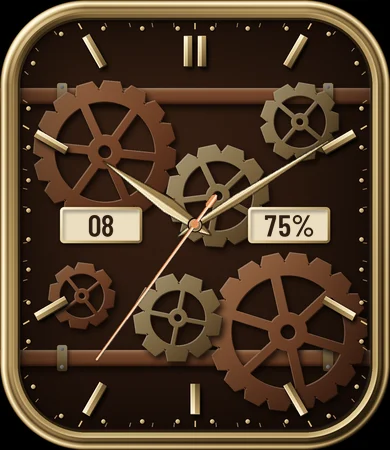Steampunk Brass Gears