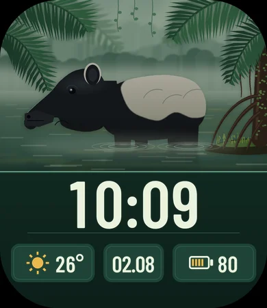 Tapir Jungle River Mist