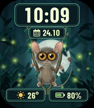 Tarsier Vine Moonlit