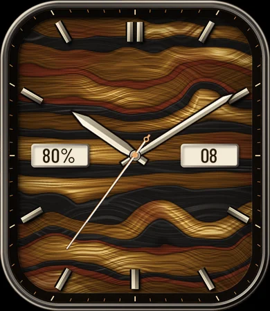 Tiger Iron Banded Analog