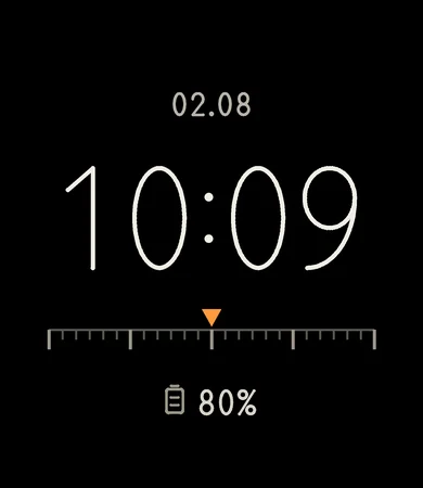 Triangle Pointer Hour Track Black