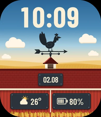 Weather Vane Barn Roof