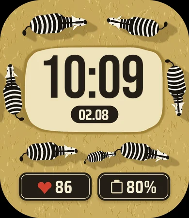 Zebra Herd Top